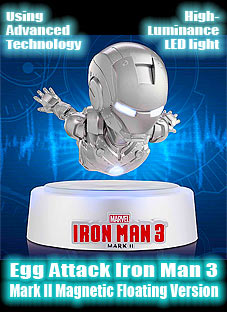 Egg Attack Iron Man 3 Mark II Magnetic Floating Version Review