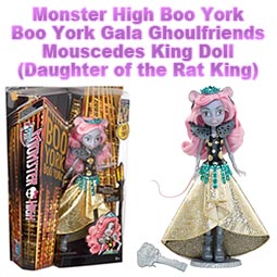 Monster High Boo York, Boo York Gala Ghoulfriends Mouscedes King Doll Review