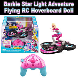 Barbie Star Light Adventure Flying RC Hoverboard Doll Review