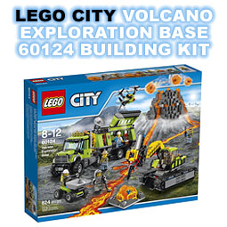 LEGO City Volcano Exploration Base 60124 Building Kit Review