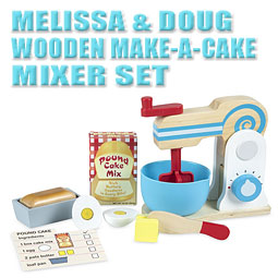 Melissa & Doug Wooden Make-a-Cake Mixer Set Review