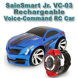 SainSmart Jr. VC-03 Rechargeable Voice-Command RC Car Review